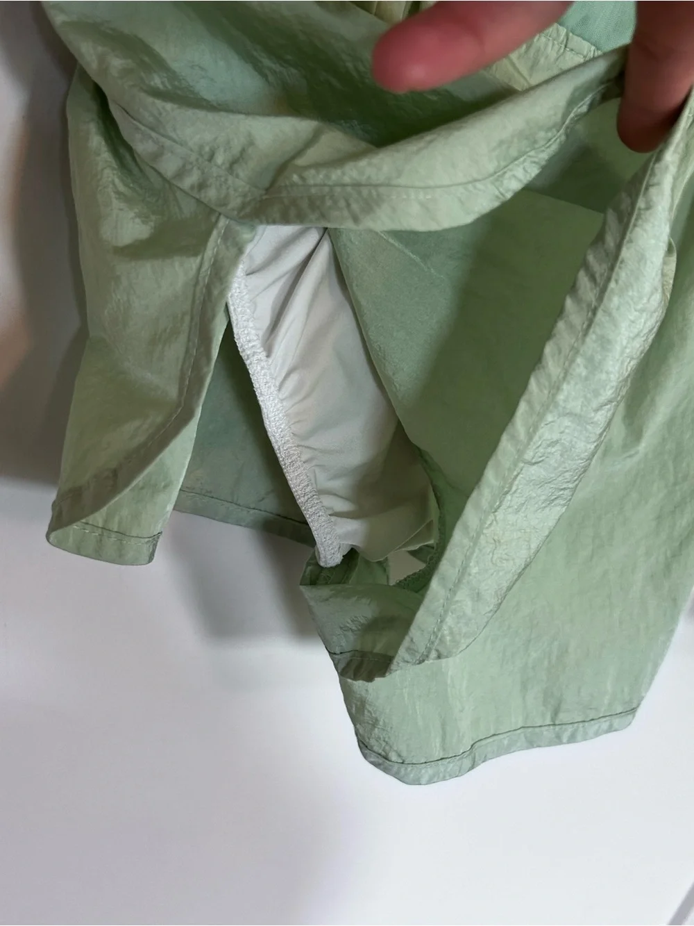 Free‎ People Movement Light Green Athletic Workout Shorts Size Small